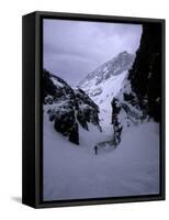 Ski Mountaineering-Michael Brown-Framed Stretched Canvas