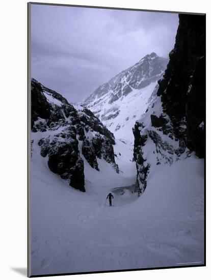 Ski Mountaineering-Michael Brown-Mounted Photographic Print