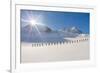 Ski mountaineers in the hochniochferner glacier, Austria, Europe.-ClickAlps-Framed Photographic Print