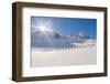 Ski mountaineers in the hochniochferner glacier, Austria, Europe.-ClickAlps-Framed Photographic Print