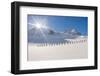 Ski mountaineers in the hochniochferner glacier, Austria, Europe.-ClickAlps-Framed Photographic Print