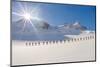 Ski mountaineers in the hochniochferner glacier, Austria, Europe.-ClickAlps-Mounted Photographic Print