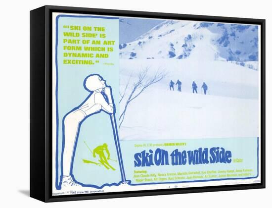 Ski on the Wild Side, 1967-null-Framed Stretched Canvas