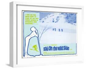 Ski on the Wild Side, 1967-null-Framed Art Print