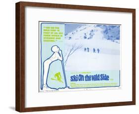 Ski on the Wild Side, 1967-null-Framed Art Print