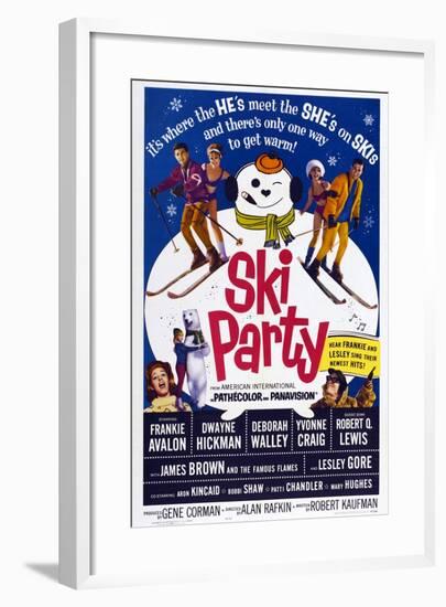 Ski Party, 1965-null-Framed Art Print