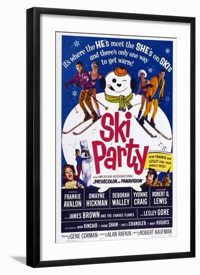 Ski Party, 1965-null-Framed Art Print