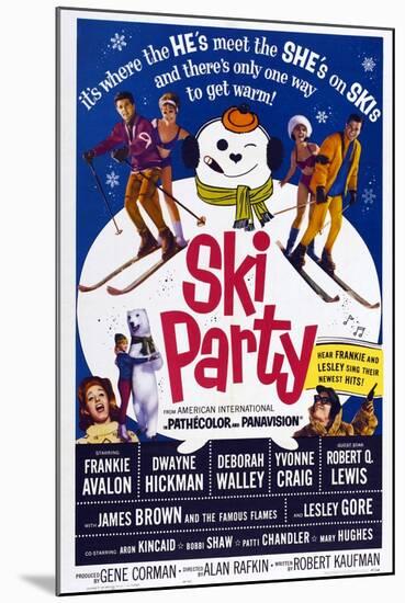 Ski Party, 1965-null-Mounted Art Print