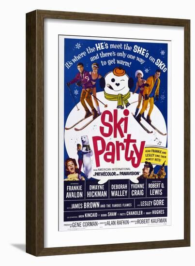 Ski Party, 1965-null-Framed Art Print