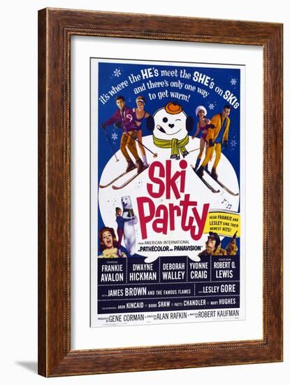 Ski Party, 1965-null-Framed Art Print