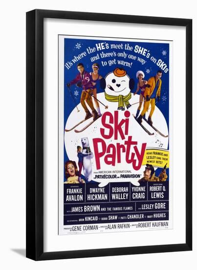 Ski Party, 1965-null-Framed Art Print