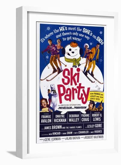 Ski Party, 1965-null-Framed Art Print