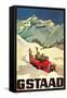 Ski Patrol Gstaad-null-Framed Stretched Canvas