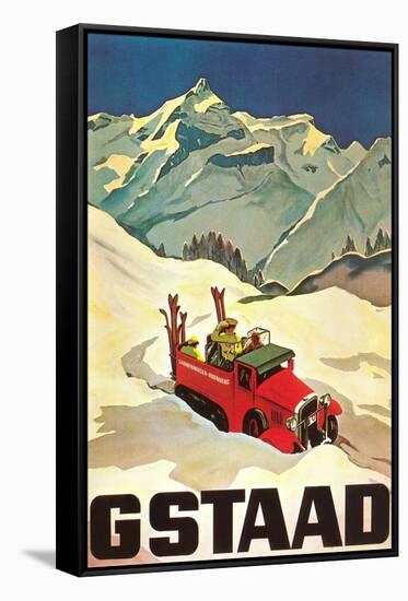 Ski Patrol Gstaad-null-Framed Stretched Canvas