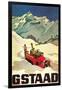 Ski Patrol Gstaad-null-Framed Art Print