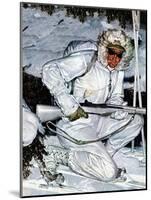 "Ski Patrol Soldier," March 27, 1943-Mead Schaeffer-Mounted Giclee Print