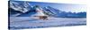 Ski Plane Mannlichen Switzerland-null-Stretched Canvas