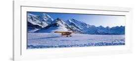 Ski Plane Mannlichen Switzerland-null-Framed Photographic Print