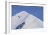 Ski Plane Near Mount Mckinley Base Camp-null-Framed Photographic Print