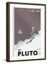 Ski Pluto-Steve Thomas-Framed Giclee Print