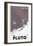 Ski Pluto-Steve Thomas-Framed Giclee Print