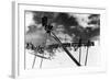 Ski Poles. Gloves. Skis-null-Framed Photographic Print