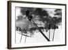 Ski Poles. Gloves. Skis-null-Framed Photographic Print