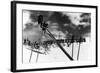 Ski Poles. Gloves. Skis-null-Framed Photographic Print