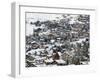 Ski Resort Chalets, Verbier, Valais, Wallis, Switzerland-Walter Bibikow-Framed Premium Photographic Print