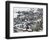 Ski Resort Chalets, Verbier, Valais, Wallis, Switzerland-Walter Bibikow-Framed Photographic Print