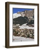 Ski Resort of Flims in Winter with Snow on the Ground in the Graubunden Region of Switzerland-Miller John-Framed Photographic Print