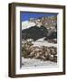 Ski Resort of Flims in Winter with Snow on the Ground in the Graubunden Region of Switzerland-Miller John-Framed Photographic Print