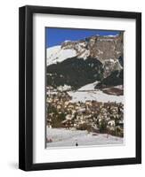 Ski Resort of Flims in Winter with Snow on the Ground in the Graubunden Region of Switzerland-Miller John-Framed Photographic Print