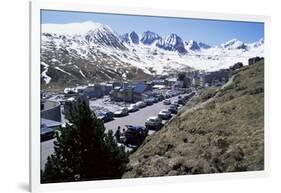 Ski Resort on French Border, Pas De La Casa, Andorra, Pyrenees-Jeremy Bright-Framed Photographic Print