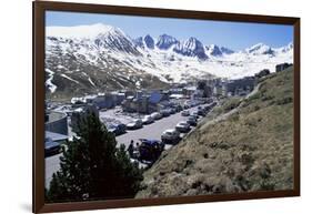 Ski Resort on French Border, Pas De La Casa, Andorra, Pyrenees-Jeremy Bright-Framed Photographic Print