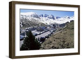 Ski Resort on French Border, Pas De La Casa, Andorra, Pyrenees-Jeremy Bright-Framed Photographic Print