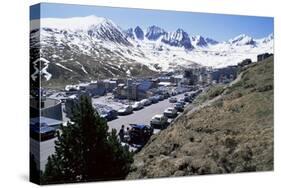 Ski Resort on French Border, Pas De La Casa, Andorra, Pyrenees-Jeremy Bright-Stretched Canvas