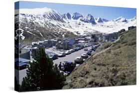 Ski Resort on French Border, Pas De La Casa, Andorra, Pyrenees-Jeremy Bright-Stretched Canvas