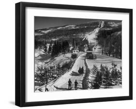 Ski Resort on Mont Tremblant in the Province of Quebec-Alfred Eisenstaedt-Framed Photographic Print