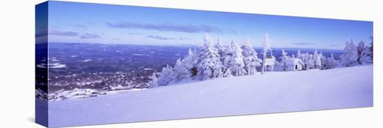 Ski Resort, Stratton Mountain Resort, Stratton, Windham County, Vermont, USA-null-Stretched Canvas