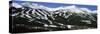 Ski Resorts in Front of a Mountain Range, Breckenridge, Summit County, Colorado, USA-null-Stretched Canvas