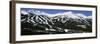 Ski Resorts in Front of a Mountain Range, Breckenridge, Summit County, Colorado, USA-null-Framed Photographic Print