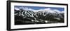 Ski Resorts in Front of a Mountain Range, Breckenridge, Summit County, Colorado, USA-null-Framed Photographic Print