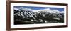 Ski Resorts in Front of a Mountain Range, Breckenridge, Summit County, Colorado, USA-null-Framed Photographic Print