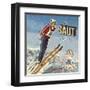 Ski saut-Bruno Pozzo-Framed Art Print