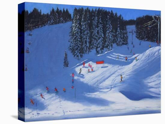 Ski School, Morzine, 2014-Andrew Macara-Stretched Canvas