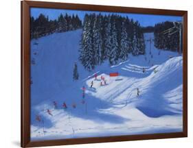 Ski School, Morzine, 2014-Andrew Macara-Framed Giclee Print