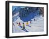 Ski School, Morzine, 2015-Andrew Macara-Framed Giclee Print