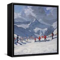 Ski School, Tignes, 2009-Andrew Macara-Framed Stretched Canvas