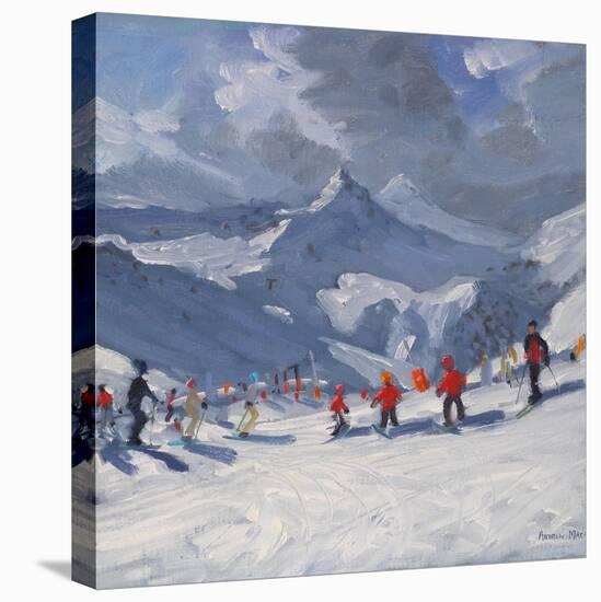 Ski School, Tignes, 2009-Andrew Macara-Stretched Canvas